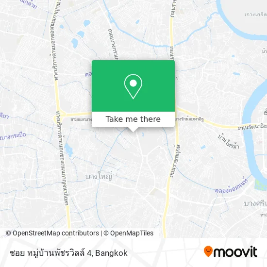 ซอย หมู่บ้านพัชรวิลล์ 4 map
