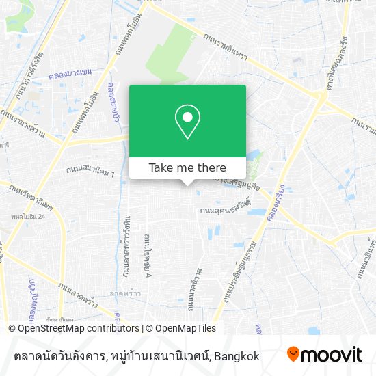 ตลาดนัดวันอังคาร, หมู่บ้านเสนานิเวศน์ map