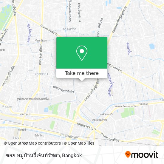 ซอย หมู่บ้านรีเจ้นท์รัชดา map