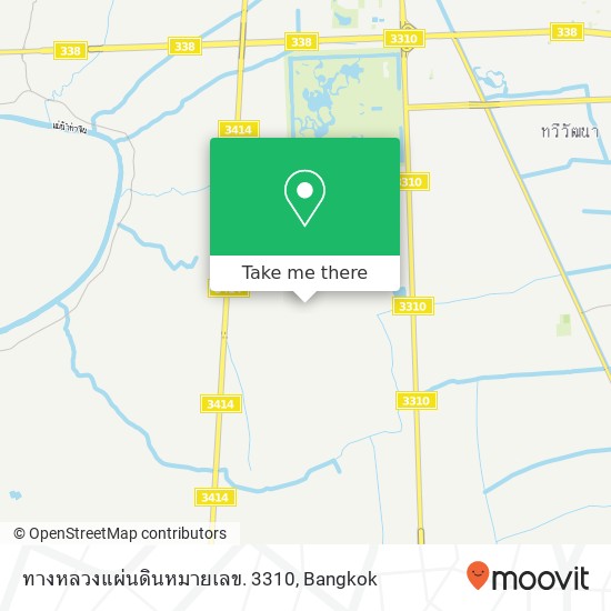 ทางหลวงแผ่นดินหมายเลข. 3310 map