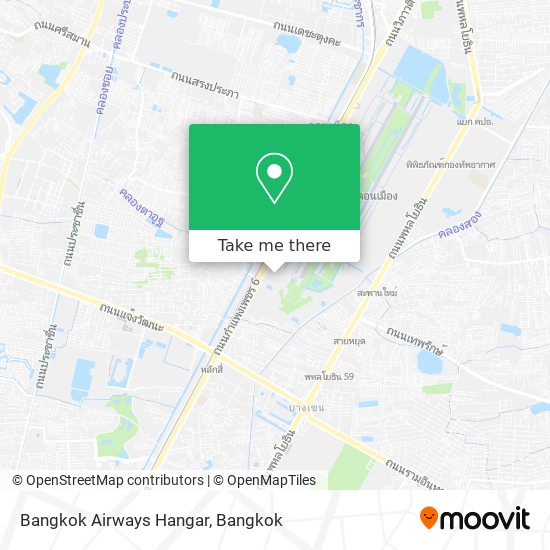 Bangkok Airways Hangar map