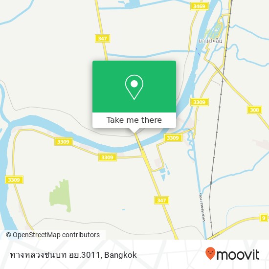 ทางหลวงชนบท อย.3011 map