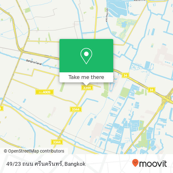 49/23 ถนน ศรีนครินทร์ map