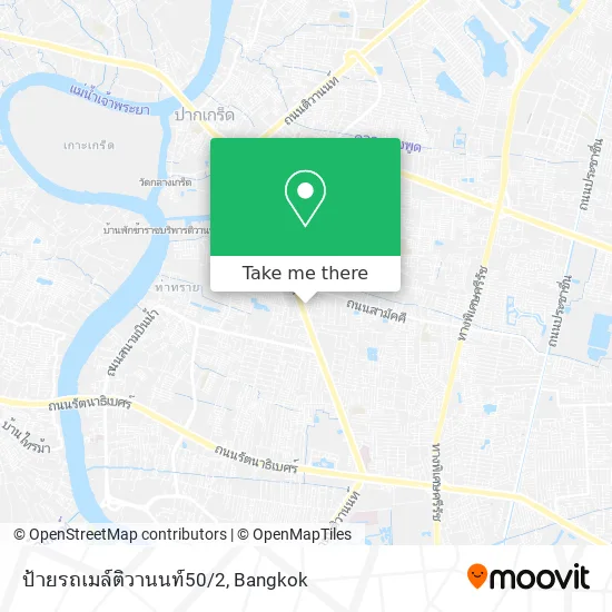 ป้ายรถเมล์ติวานนท์50/2 map