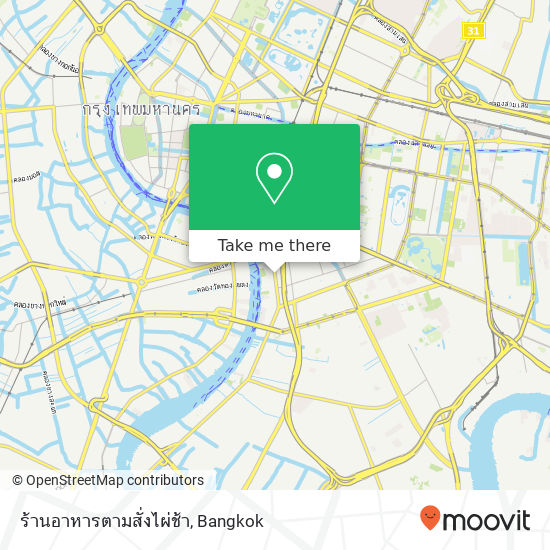 ร้านอาหารตามสั่งไผ่ช้า map