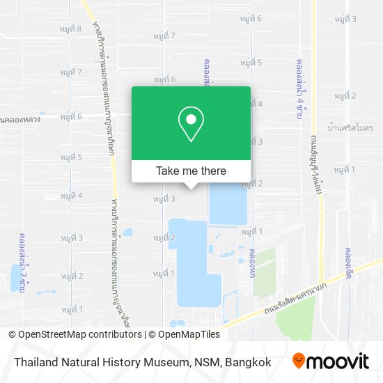 Thailand Natural History Museum, NSM map