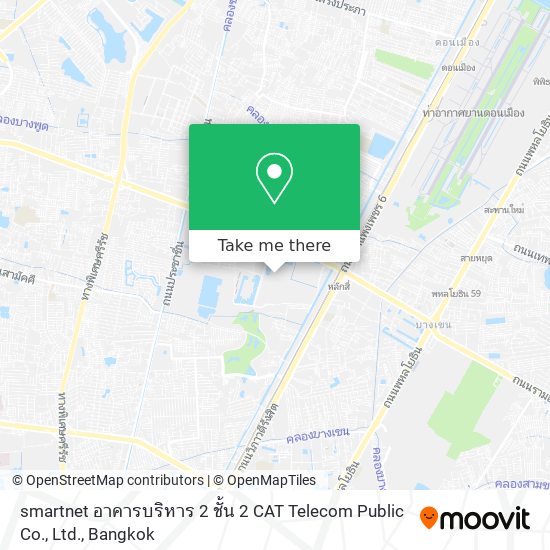 smartnet อาคารบริหาร 2 ชั้น 2 CAT Telecom Public Co., Ltd. map
