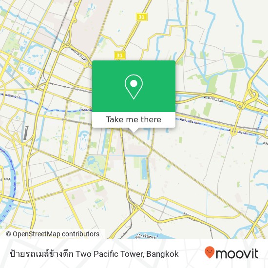 ป้ายรถเมล์ข้างตึก Two Pacific Tower map