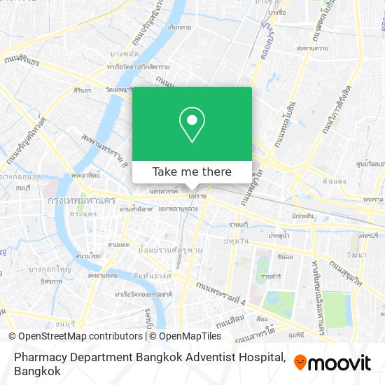 Pharmacy Department Bangkok Adventist Hospital map
