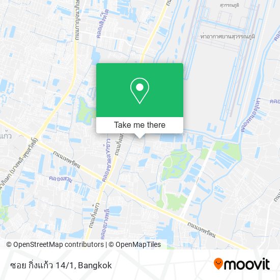 ซอย กิ่งแก้ว 14/1 map