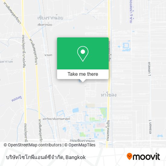 บริษัทไซโกพีแอนด์ซีจำกัด map