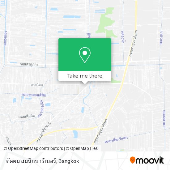 ตัดผม สมนึกบาร์เบอร์ map