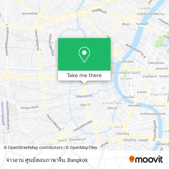 จ่าวอาน ศูนย์สอนภาษาจีน map