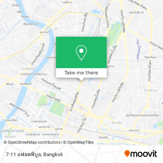 7-11 แฟลตพิบูล map