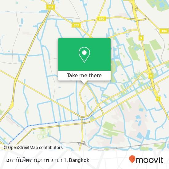 สถาบันจิตตานุภาพ สาขา 1 map