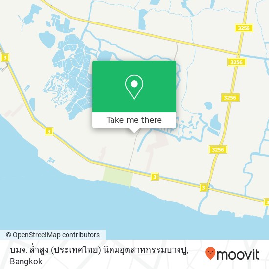 บมจ. ล่ำสูง (ประเทศไทย) นิคมอุตสาหกรรมบางปู map