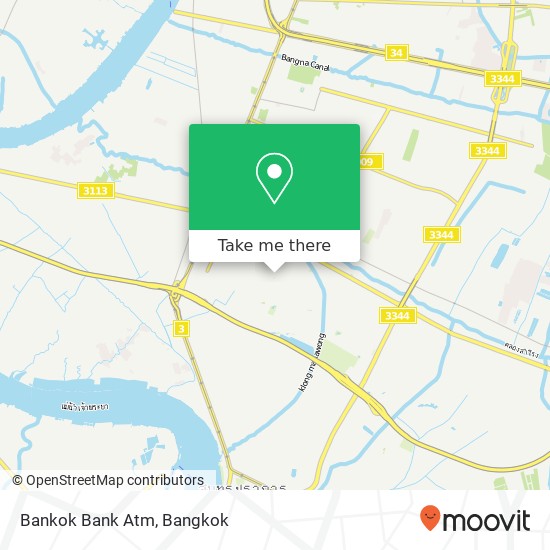 Bankok Bank Atm map