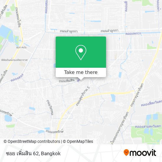 ซอย เพิ่มสิน 62 map