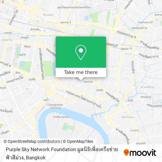 Purple Sky Network Foundation มูลนิธิเพื่อเครือข่ายฟ้าสีม่วง map