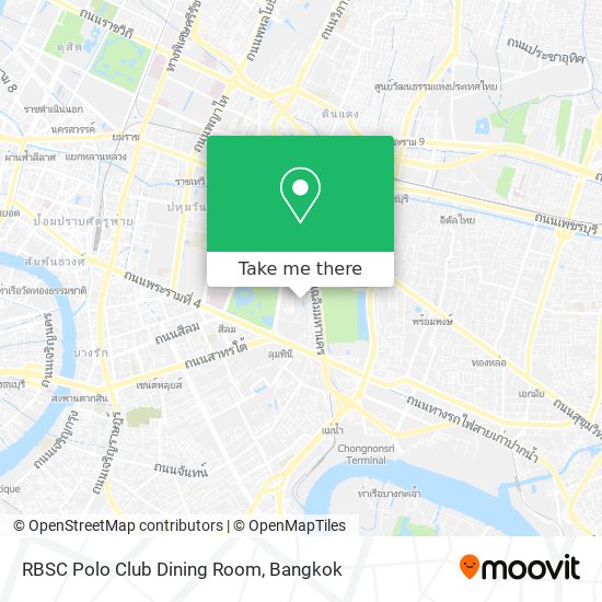 RBSC Polo Club Dining Room map