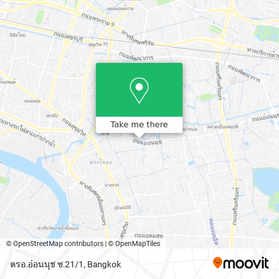 ตรอ.อ่อนนุช ซ.21/1 map
