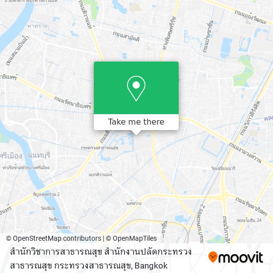 สำนักวิชาการสาธารณสุข สำนักงานปลัดกระทรวงสาธารณสุข กระทรวงสาธารณสุข map