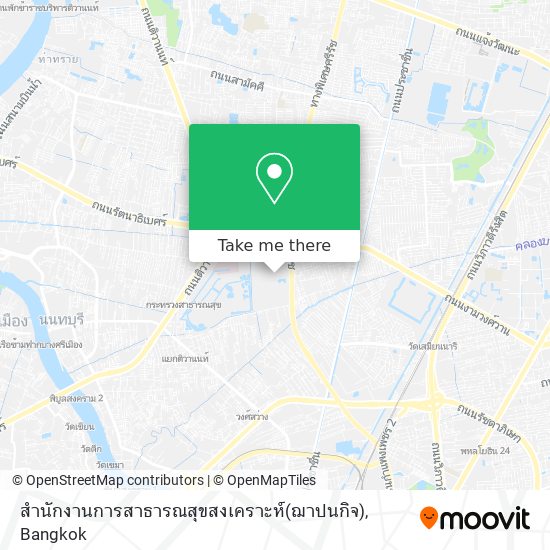 สำนักงานการสาธารณสุขสงเคราะห์(ฌาปนกิจ) map