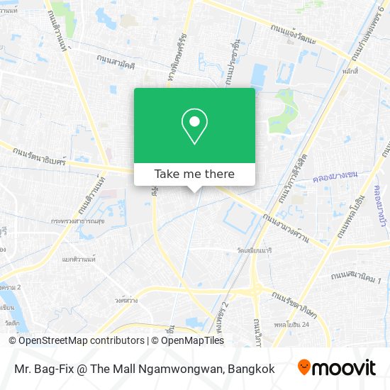 Mr. Bag-Fix @ The Mall Ngamwongwan map