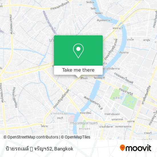 ป้ายรถเมล์  จรัญฯ52 map
