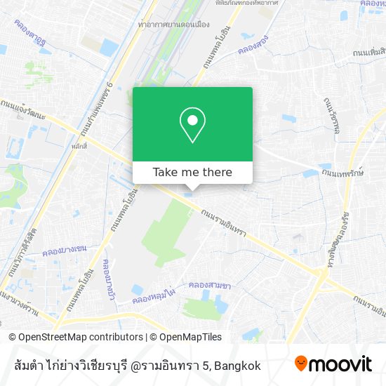 ส้มตำ ไก่ย่างวิเชียรบุรี @รามอินทรา 5 map