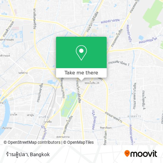 ร้านตู้ปลา map