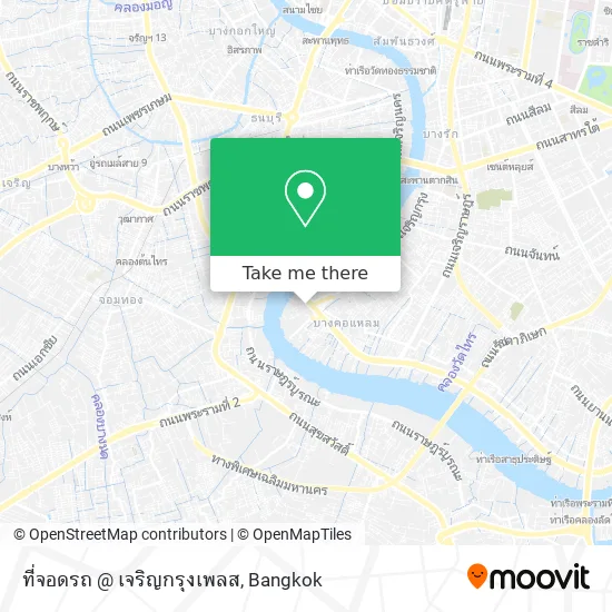 ที่จอดรถ @ เจริญกรุงเพลส map