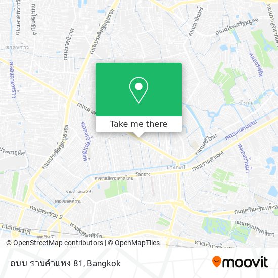 ถนน รามคำแหง 81 map