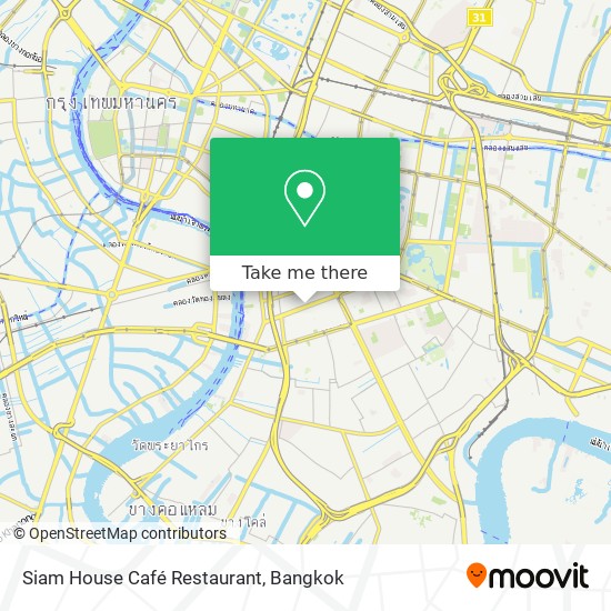Siam House Café Restaurant map
