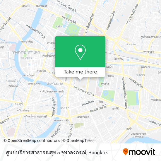 ศูนย์บริการสาธารณสุข 5 จุฬาลงกรณ์ map