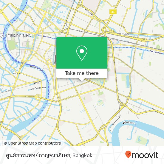 ศูนย์การแพทย์กาญจนาภิเษก map