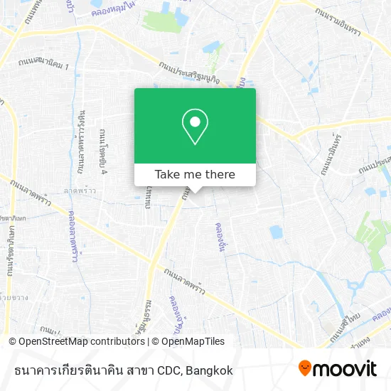 ธนาคารเกียรตินาคิน สาขา CDC map