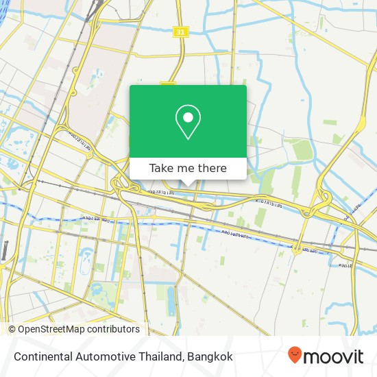 Continental Automotive Thailand map