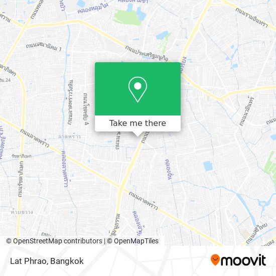 Lat Phrao map