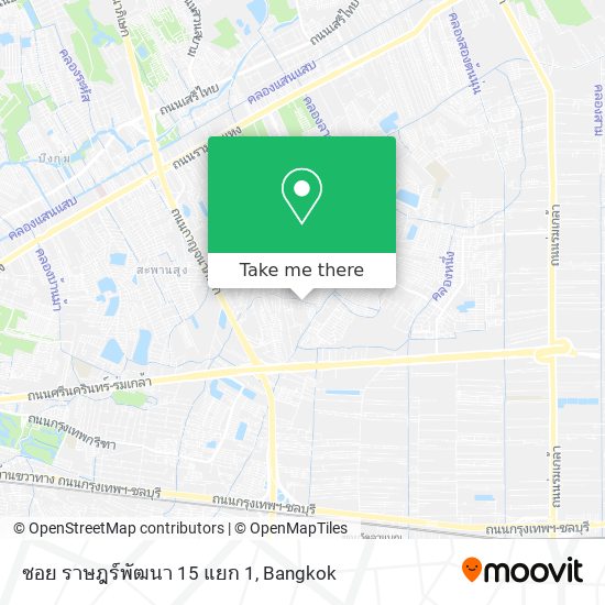 ซอย ราษฎร์พัฒนา 15 แยก 1 map