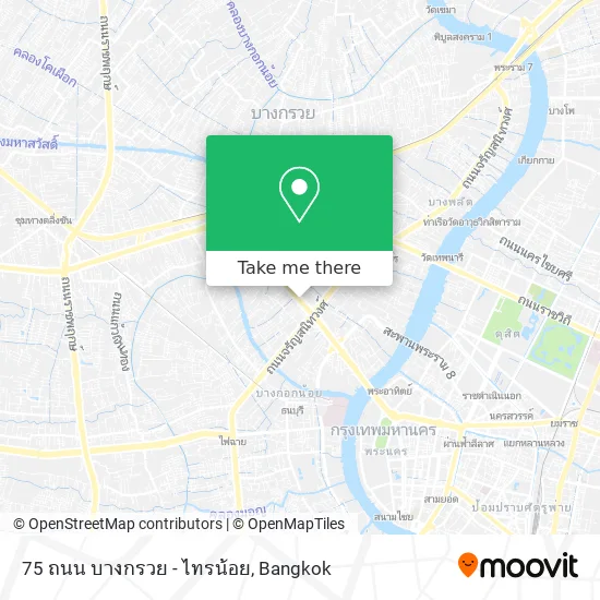 75 ถนน บางกรวย - ไทรน้อย map