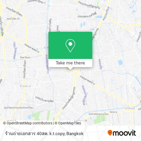 ร้านถ่ายเอกสาร 40สต. k.t.copy map