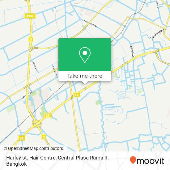 Harley st. Hair Centre, Central Plasa Rama II map