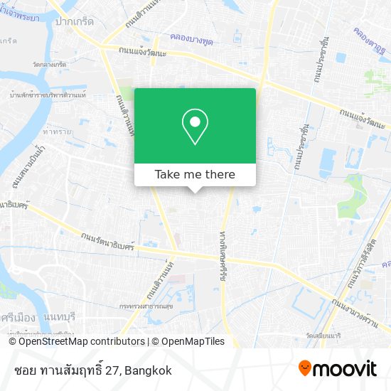 ซอย ทานสัมฤทธิ์ 27 map