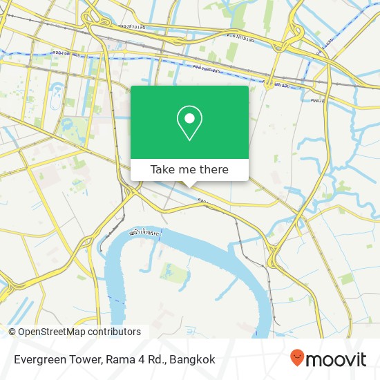 Evergreen Tower, Rama 4 Rd. map