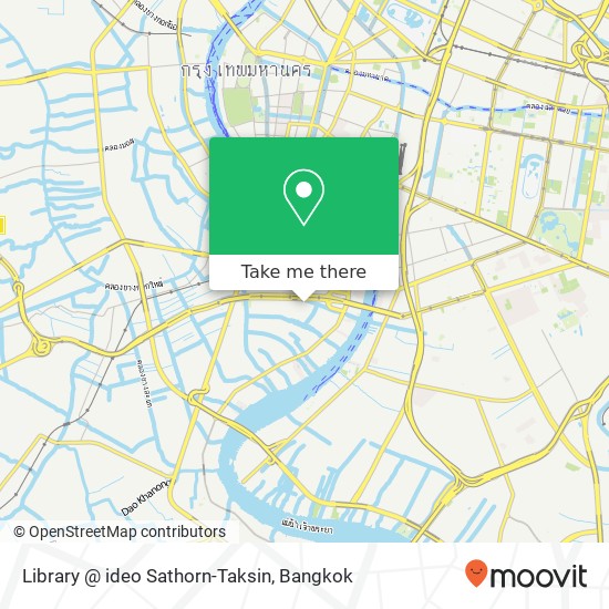 Library @ ideo Sathorn-Taksin map