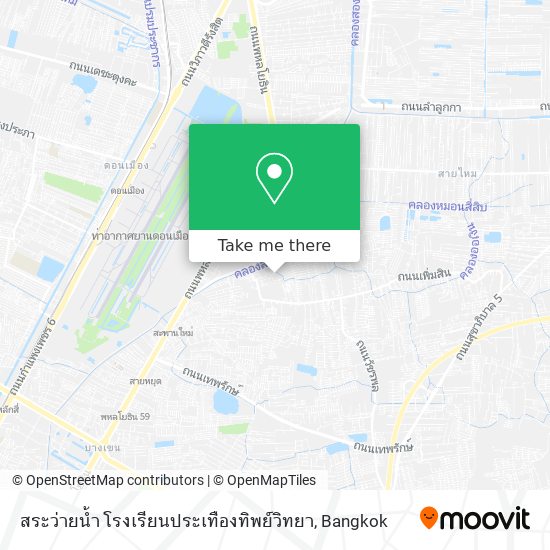 สระว่ายน้ำ โรงเรียนประเทืองทิพย์วิทยา map