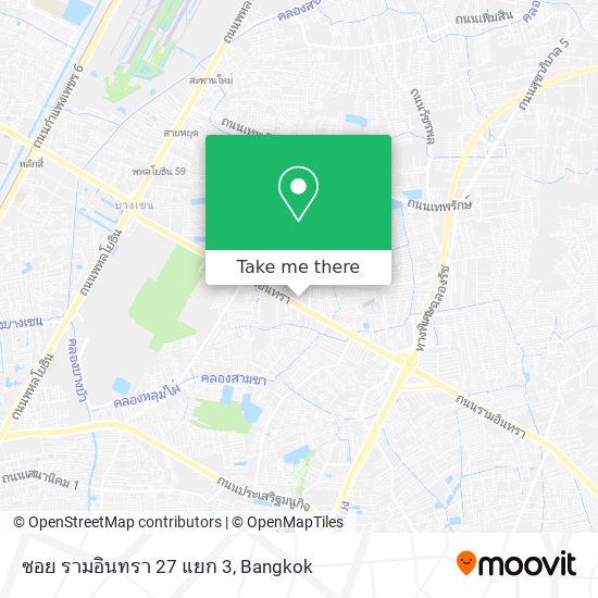 ซอย รามอินทรา 27 แยก 3 map