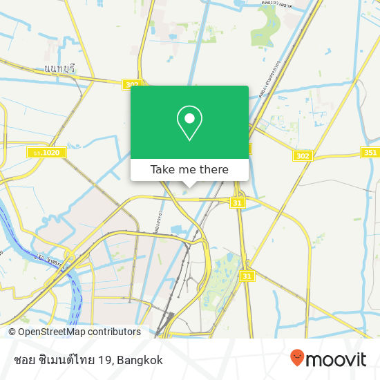 ซอย ซิเมนต์ไทย 19 map