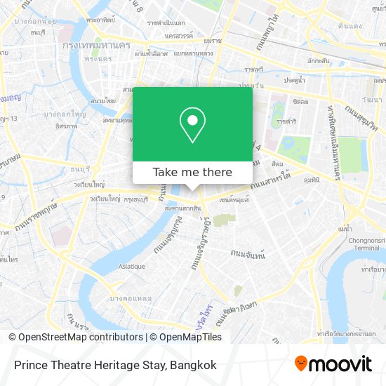 Prince Theatre Heritage Stay map